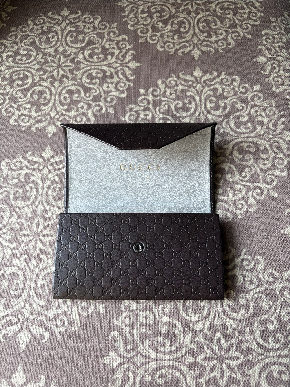 authentic GUCCI folding eye glass case